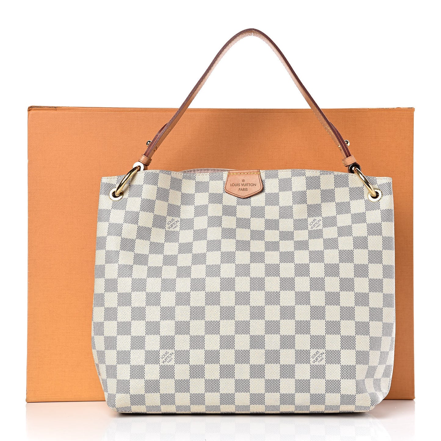 Damier Azur Graceful PM Rose Ballerine