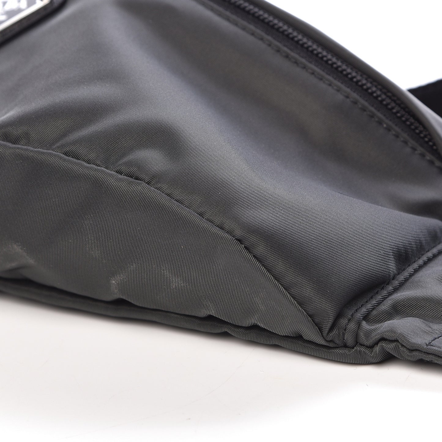 Tessuto Nylon Montagna Belt Bag Piombo