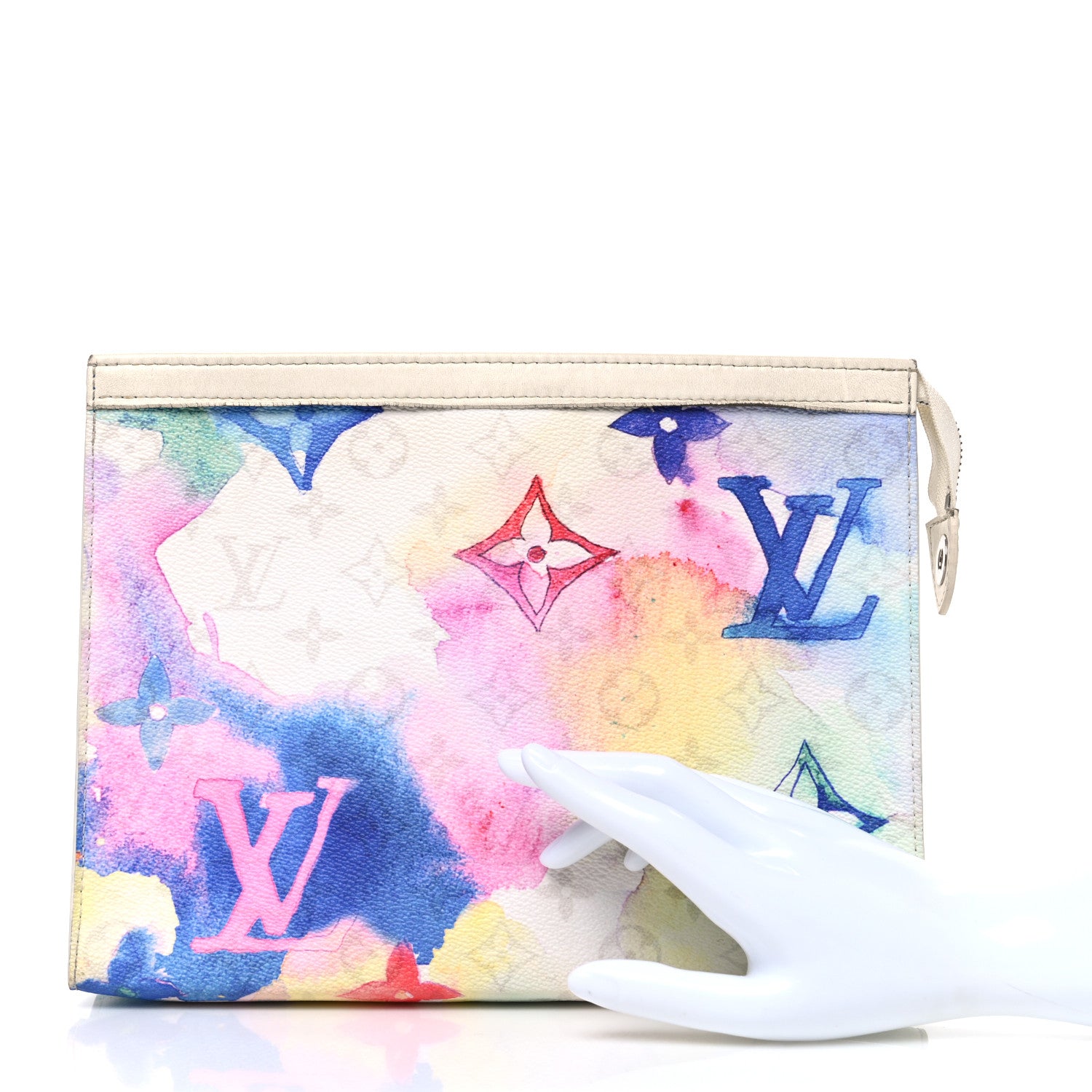 Louis Vuitton Monogram Watercolor Pochette Voyage MM Multicolor 2 of 7