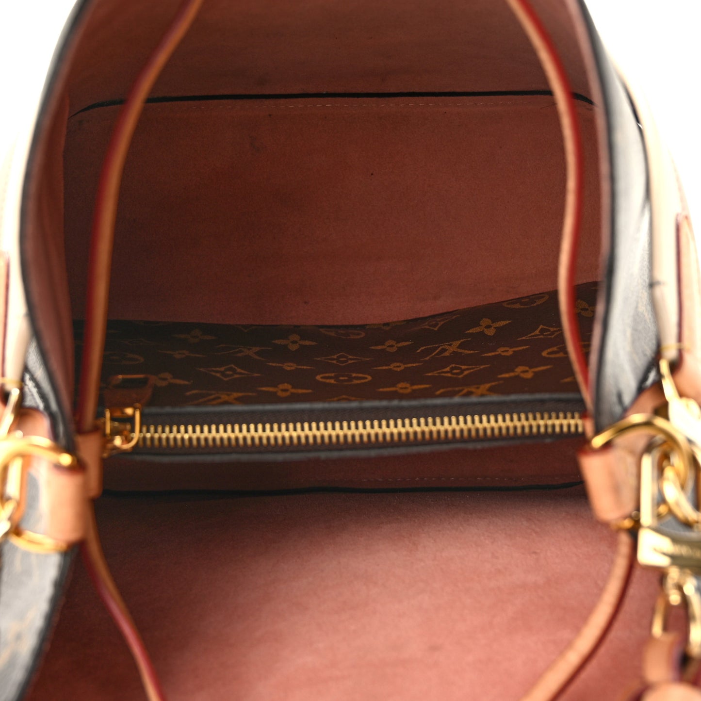 Monogram Braided Neonoe MM Peach Cream