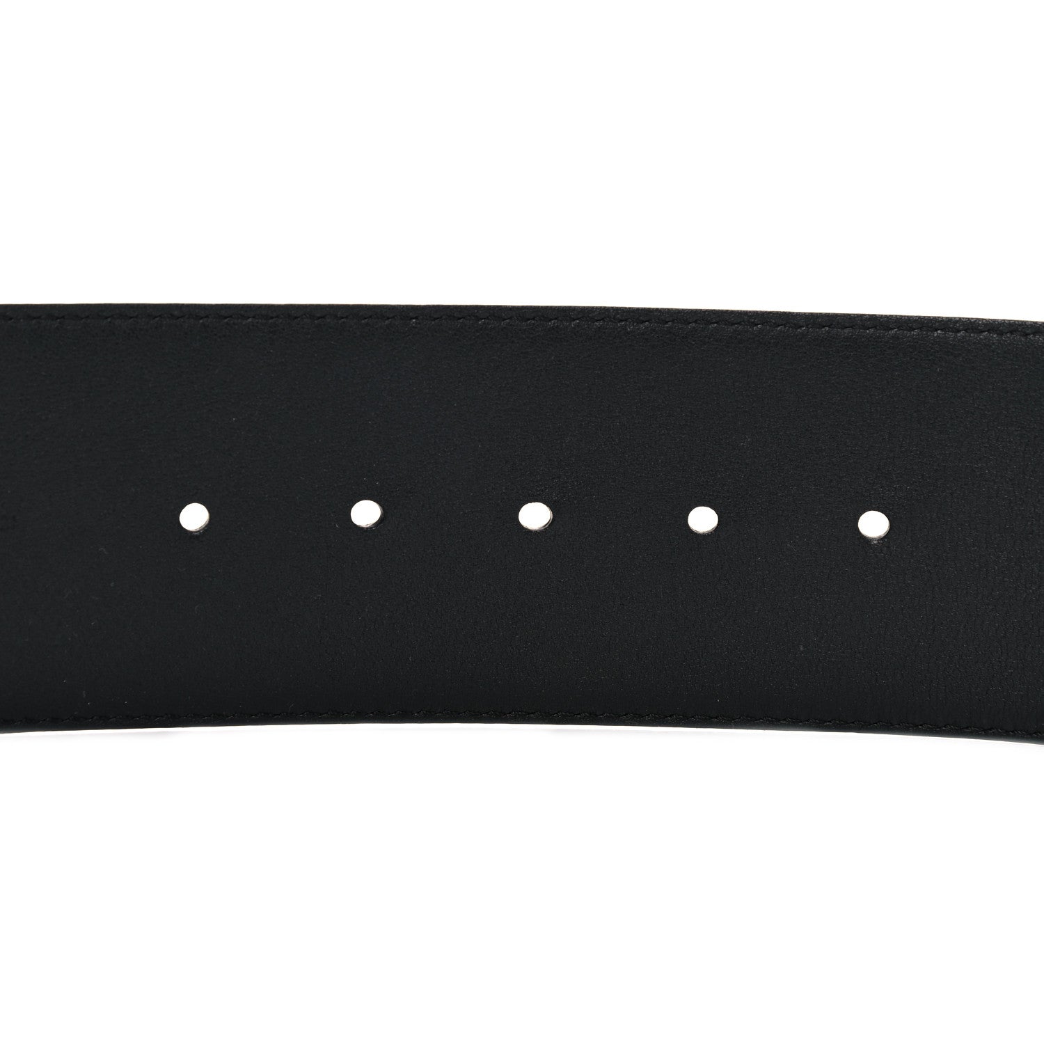 Louis Vuitton Calfskin LV Initiales Clous Belt 85 34 Black 3 of 4