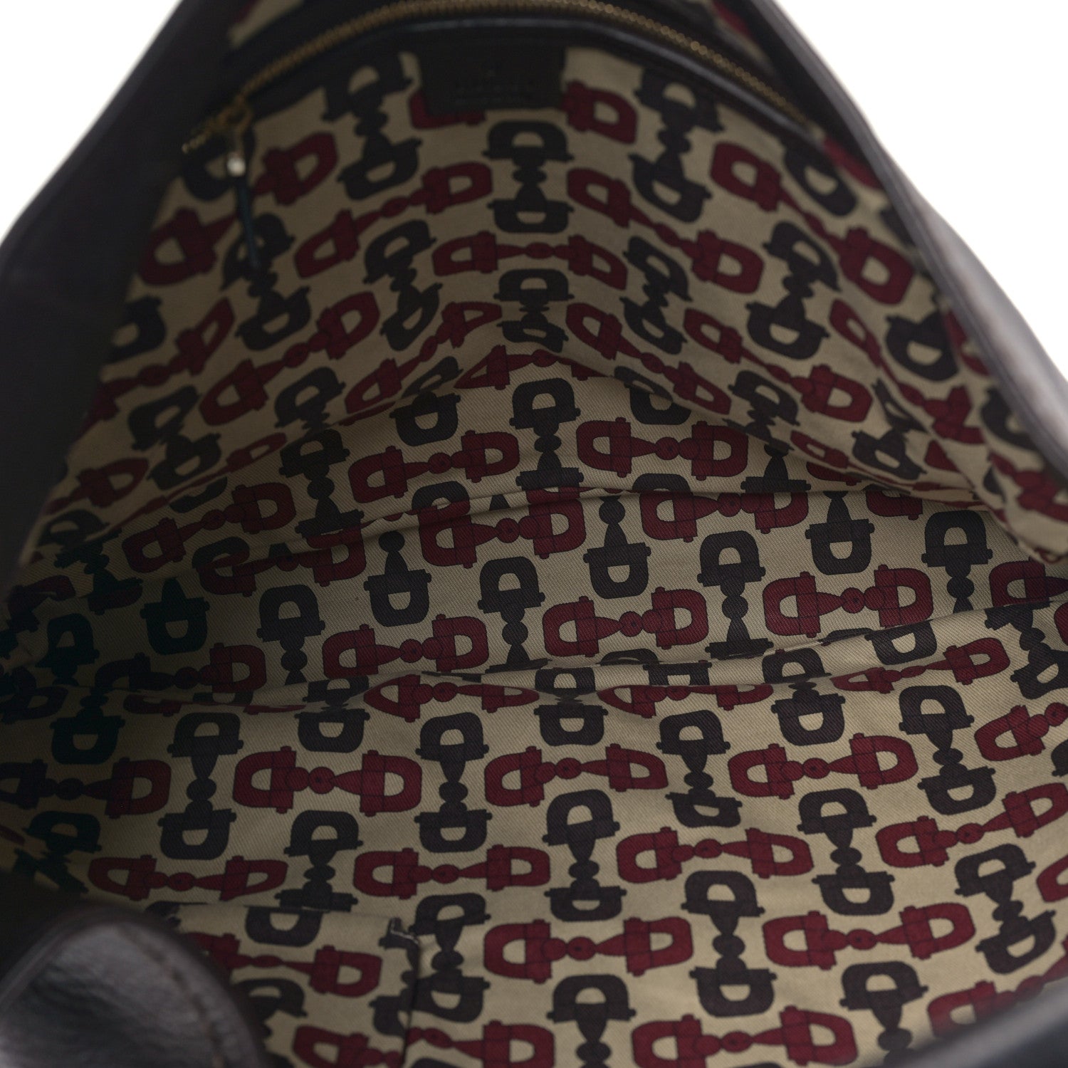 Gucci Calfskin Guccissima Trim Large Signoria Hobo Dark Brown 5 of 9