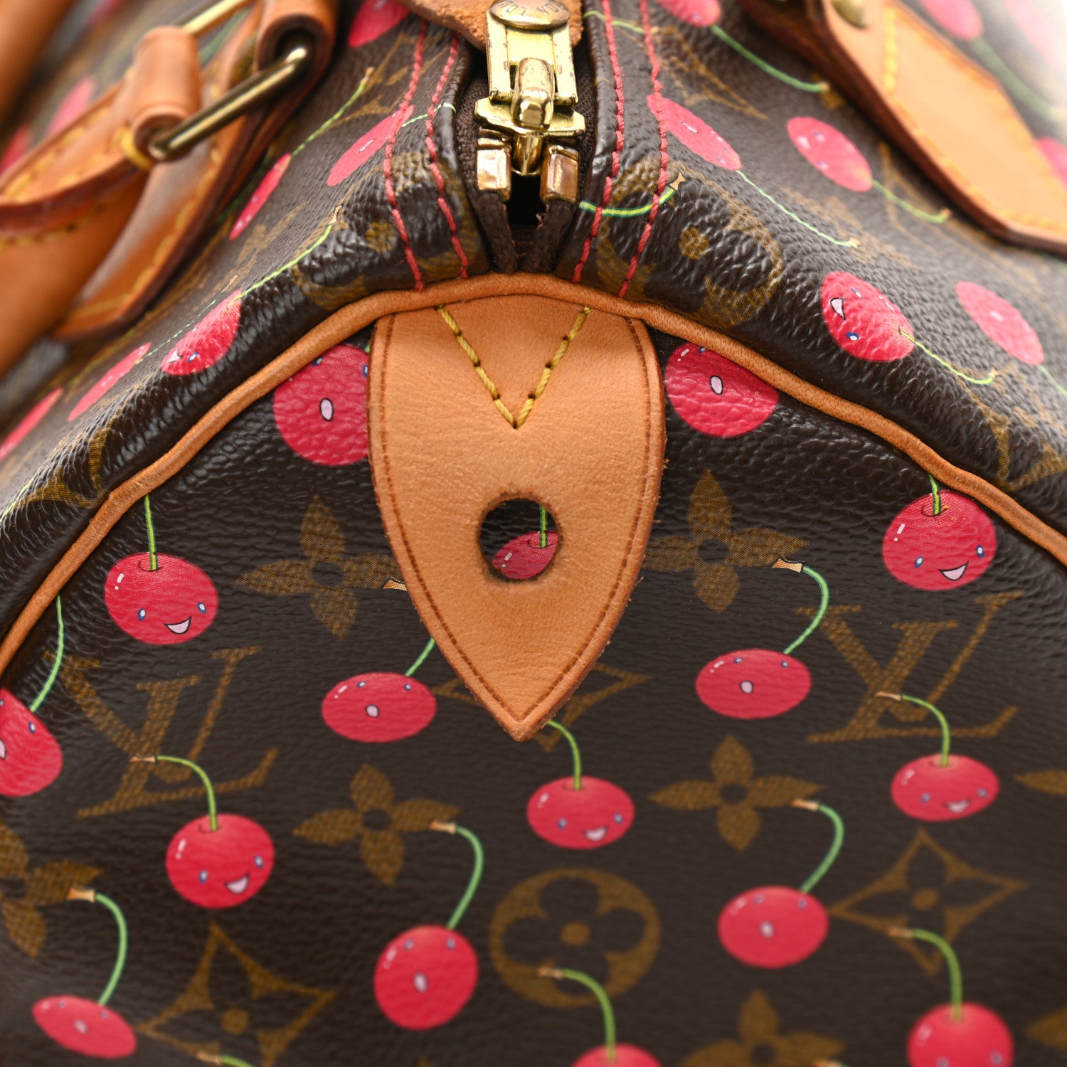 Louis Vuitton Monogram Cerises Speedy 25 11 of 15