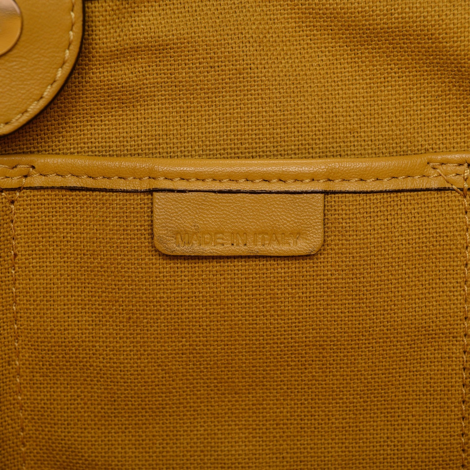 Burberry Haymarket Check Small Canterbury Tote Gold Freesia 14 of 14