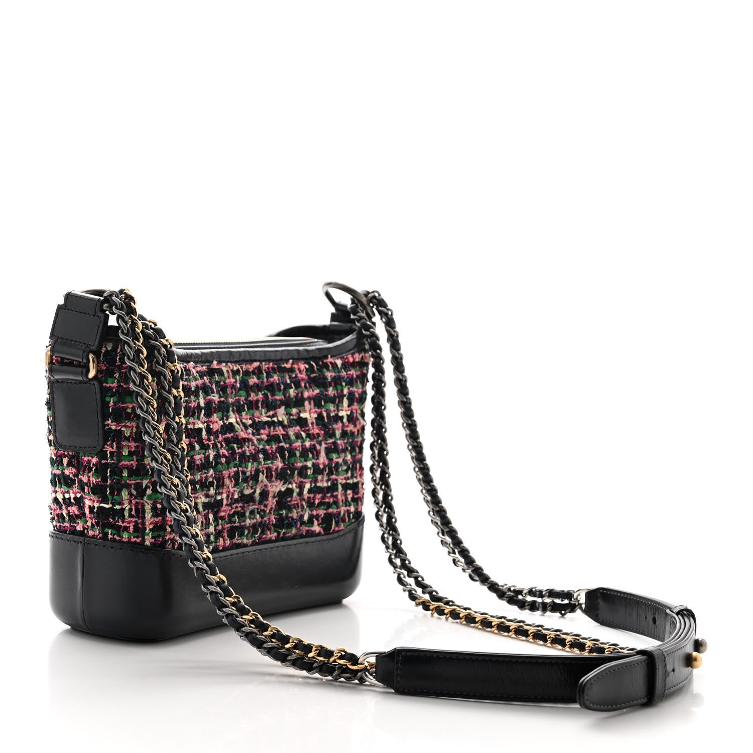 Chanel Tweed Calfskin Small Gabrielle Hobo Multi 3 of 10