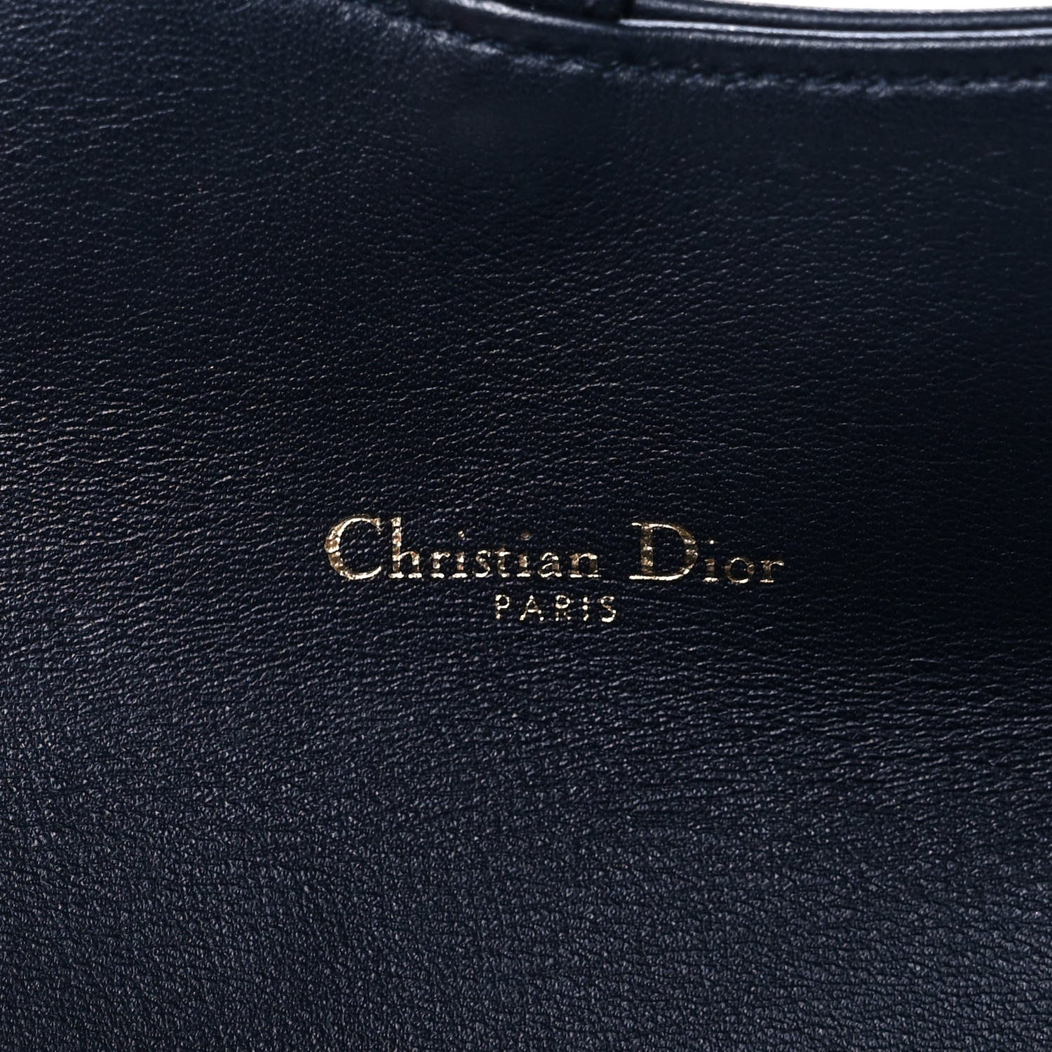 Christian Dior Oblique Saddle Chain Long Wallet Blue 8 of 10