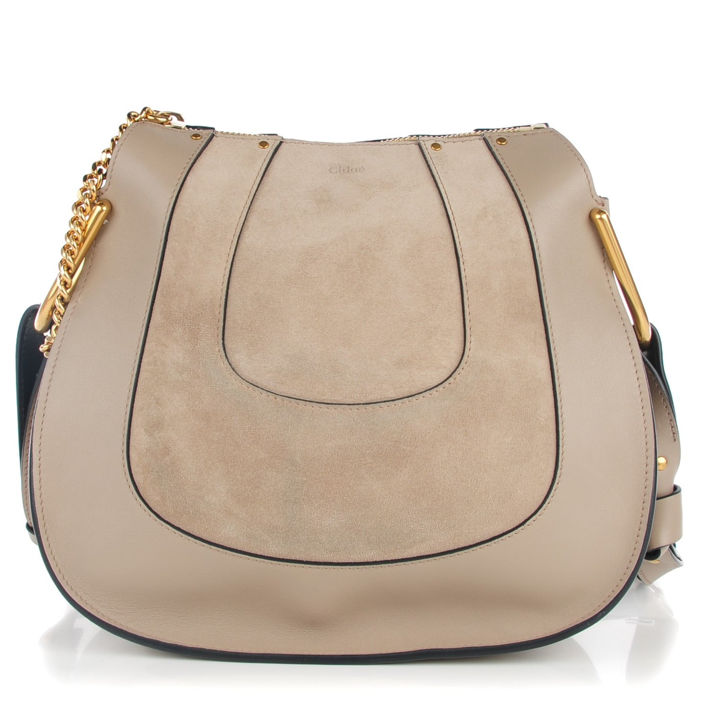 Calfskin Small Hayley Hobo Cashmere Grey