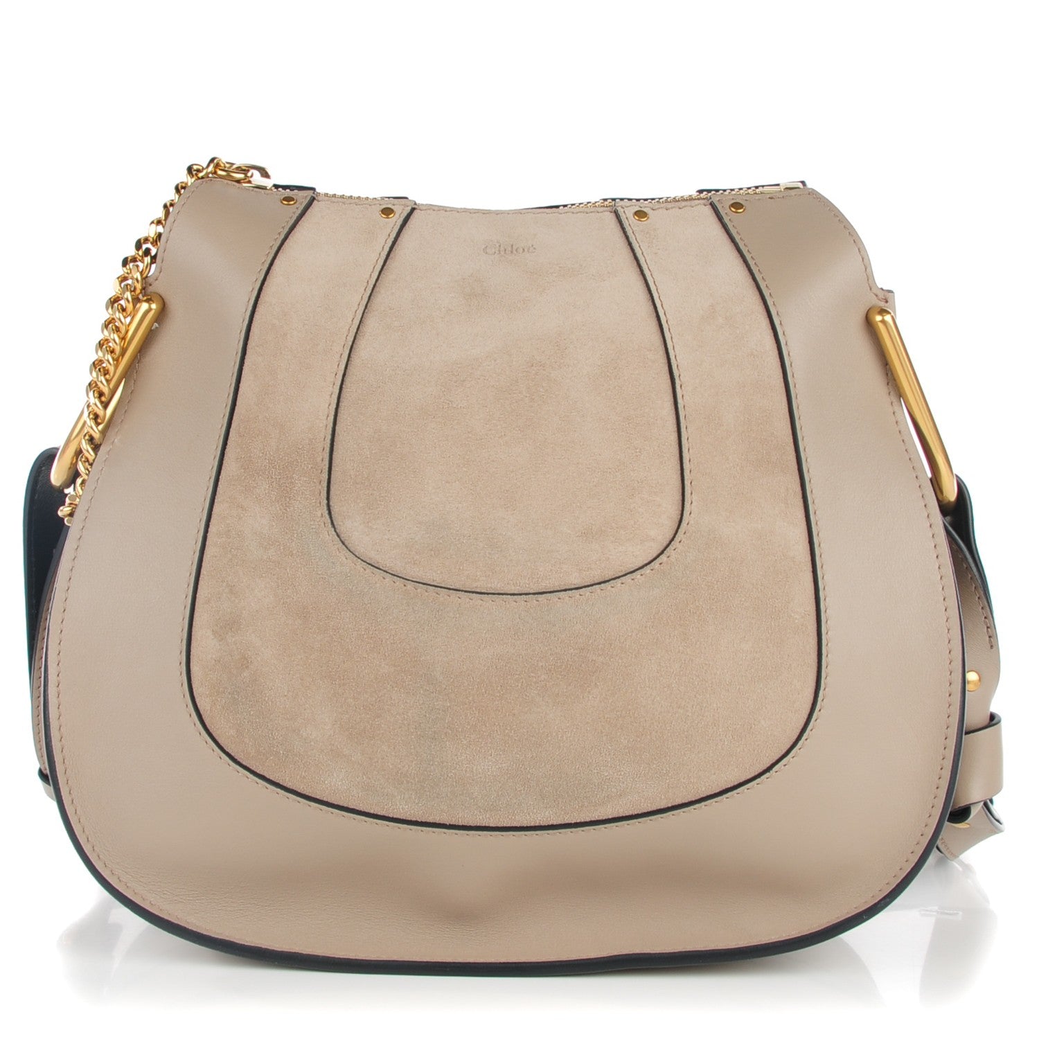 Chloe Calfskin Small Hayley Hobo Cashmere Grey 1 of 7