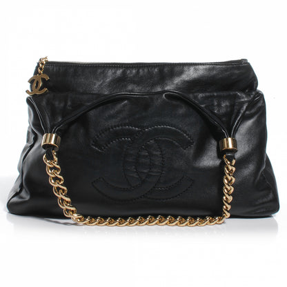 Chanel Calfskin Rodeo Drive Hobo Black 1 of 7