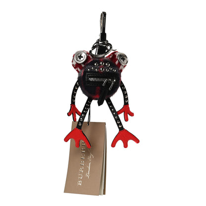 Burberry Calfskin Studded Doris The Frog Bag Charm Black Multi 1 of 6