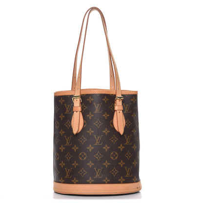Louis Vuitton Monogram Petit Bucket 23 1 of 7