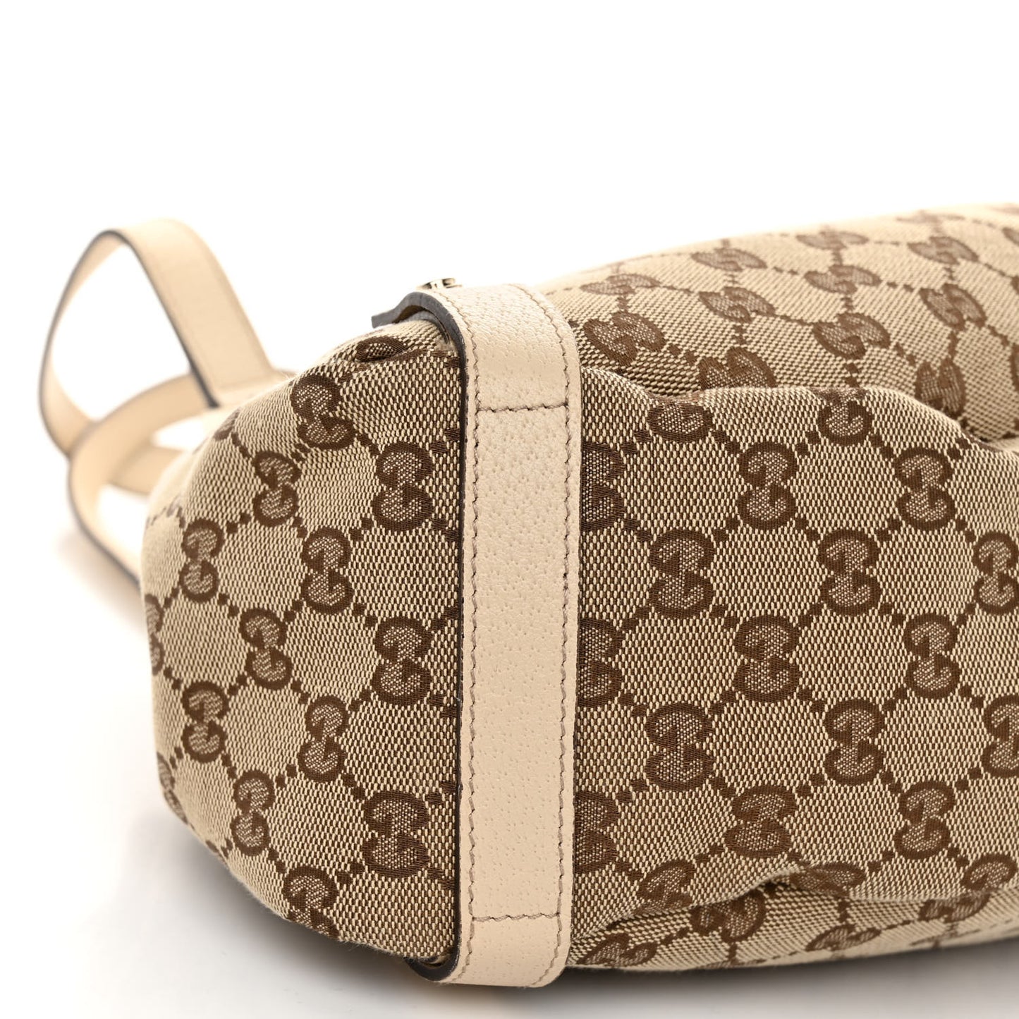 Monogram Abbey Medium Shoulder Bag Beige