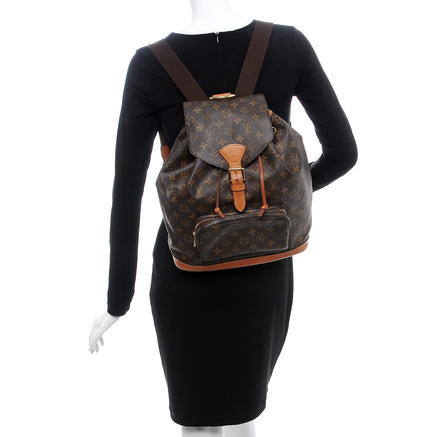 Louis Vuitton Monogram Montsouris GM Backpack 2 of 14