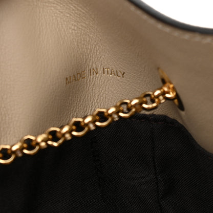 Fendi Vitello Grace King Karligraphy Chain Bucket Bag Nuvola Praline 6 of 13