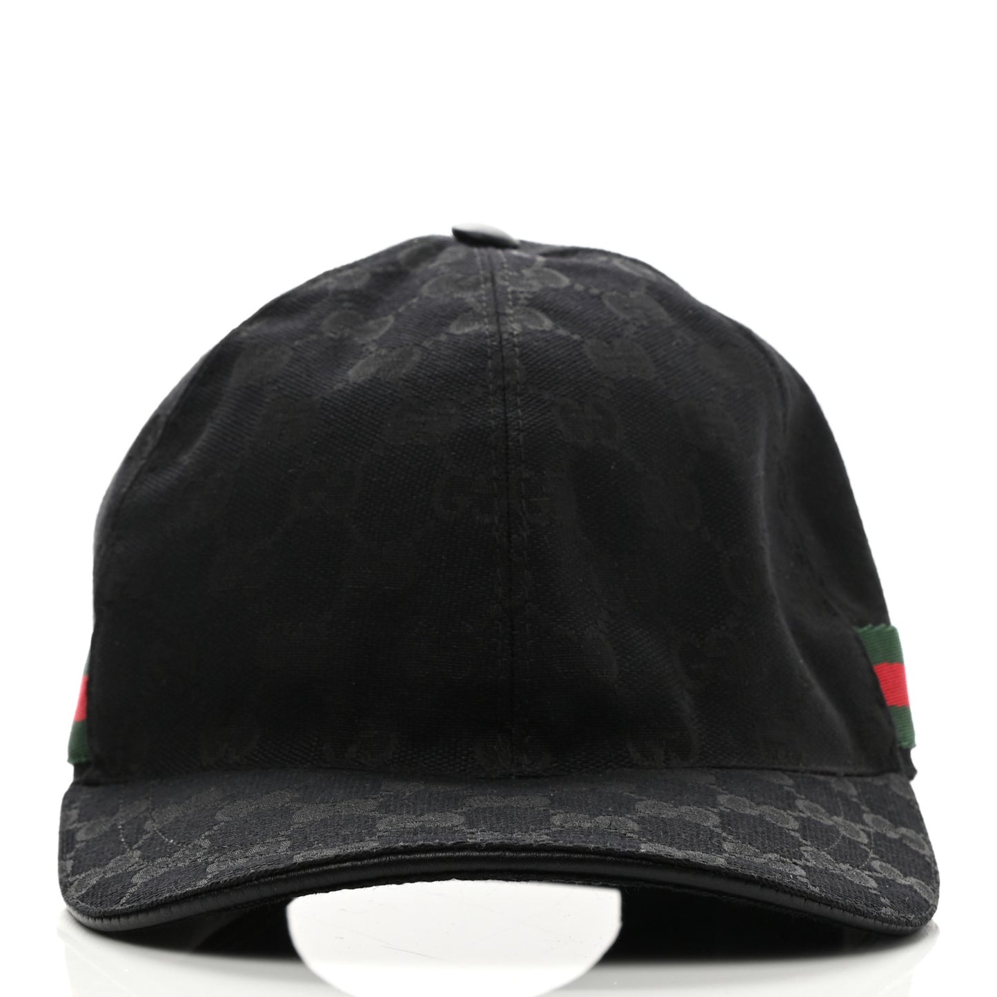 Monogram Web Baseball Hat M Black