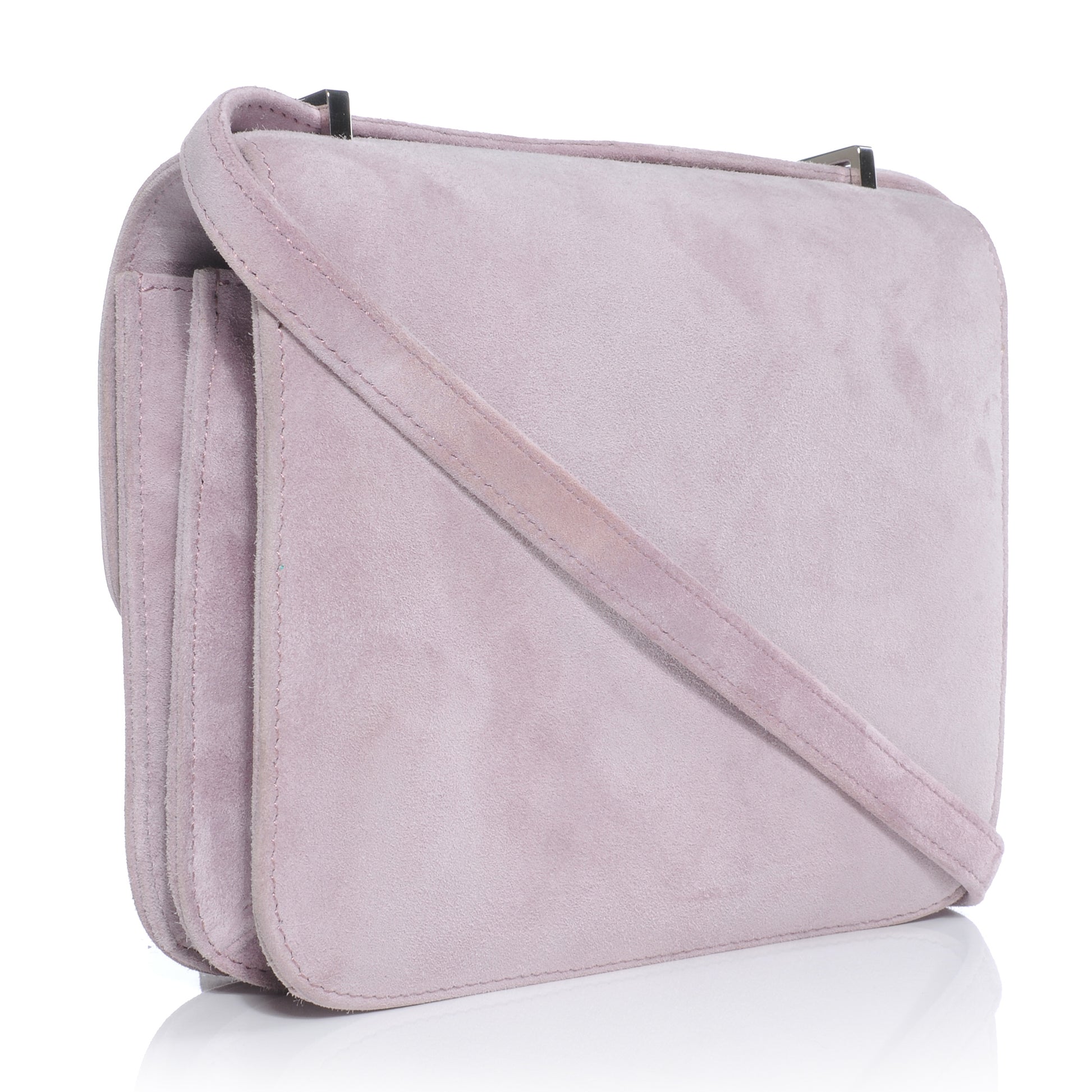 Hermes Veau Doblis Suede Constance 18 cm Lilac 3 of 7