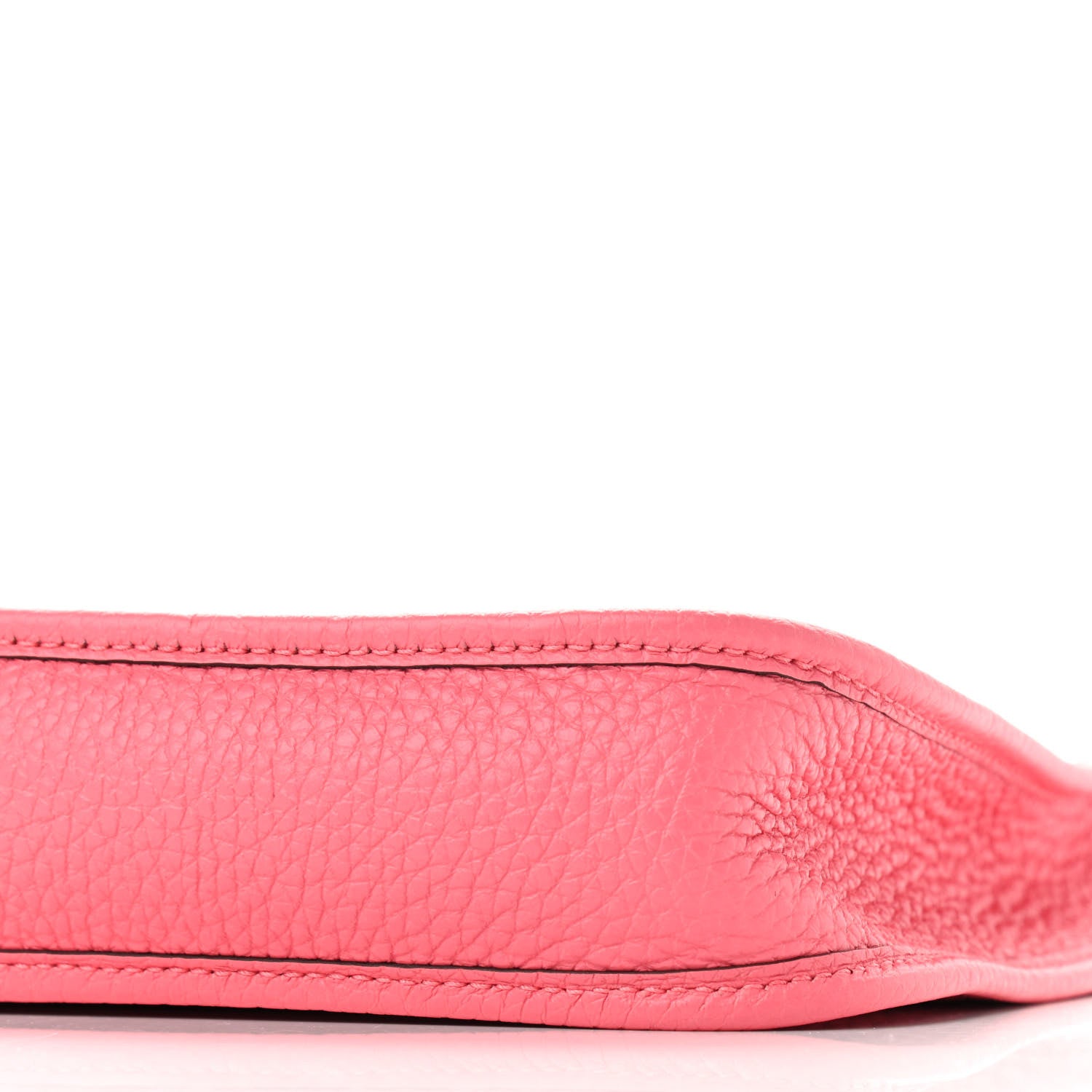 Hermes Taurillon Clemence Amazone Evelyne TPM Rose Azalee Rouge Pivoine 9 of 9