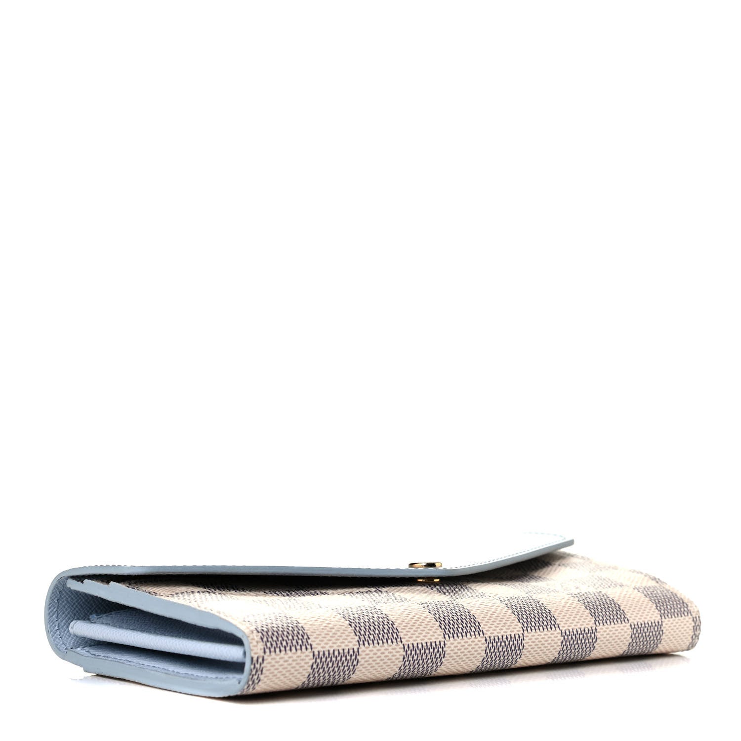 Louis Vuitton Damier Azur Sarah Wallet NM Bleu Olympe 3 of 5