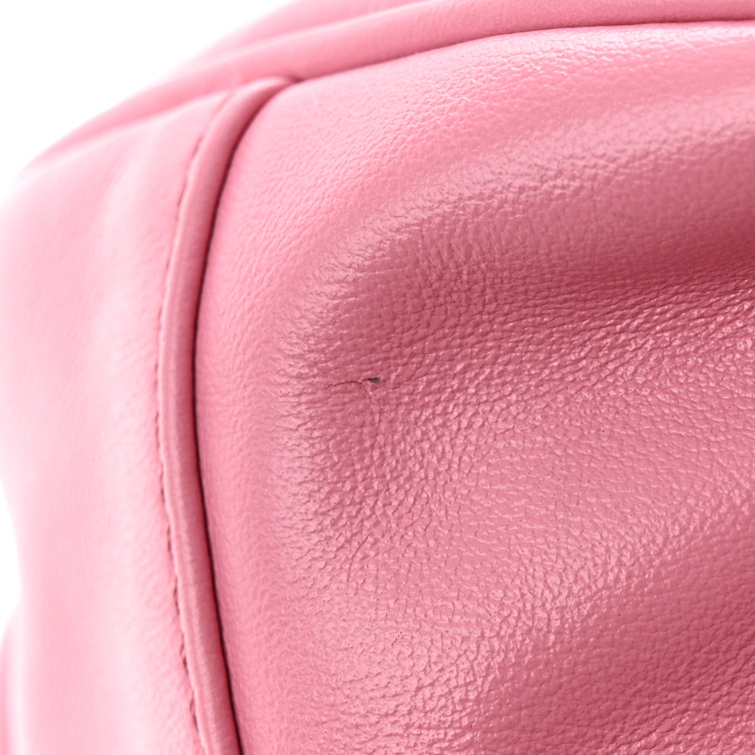 Prada Soft Calfskin Saffiano Mini Bucket Crossbody Bag Peonia 11 of 11
