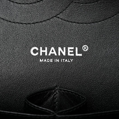Chanel Lambskin Quilted Jumbo Double Flap So Black 6 of 16