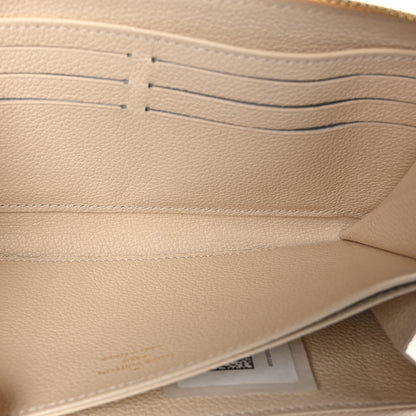 Louis Vuitton Empreinte Monogram Giant Zippy Wallet Creme Bois De Rose 7 of 9