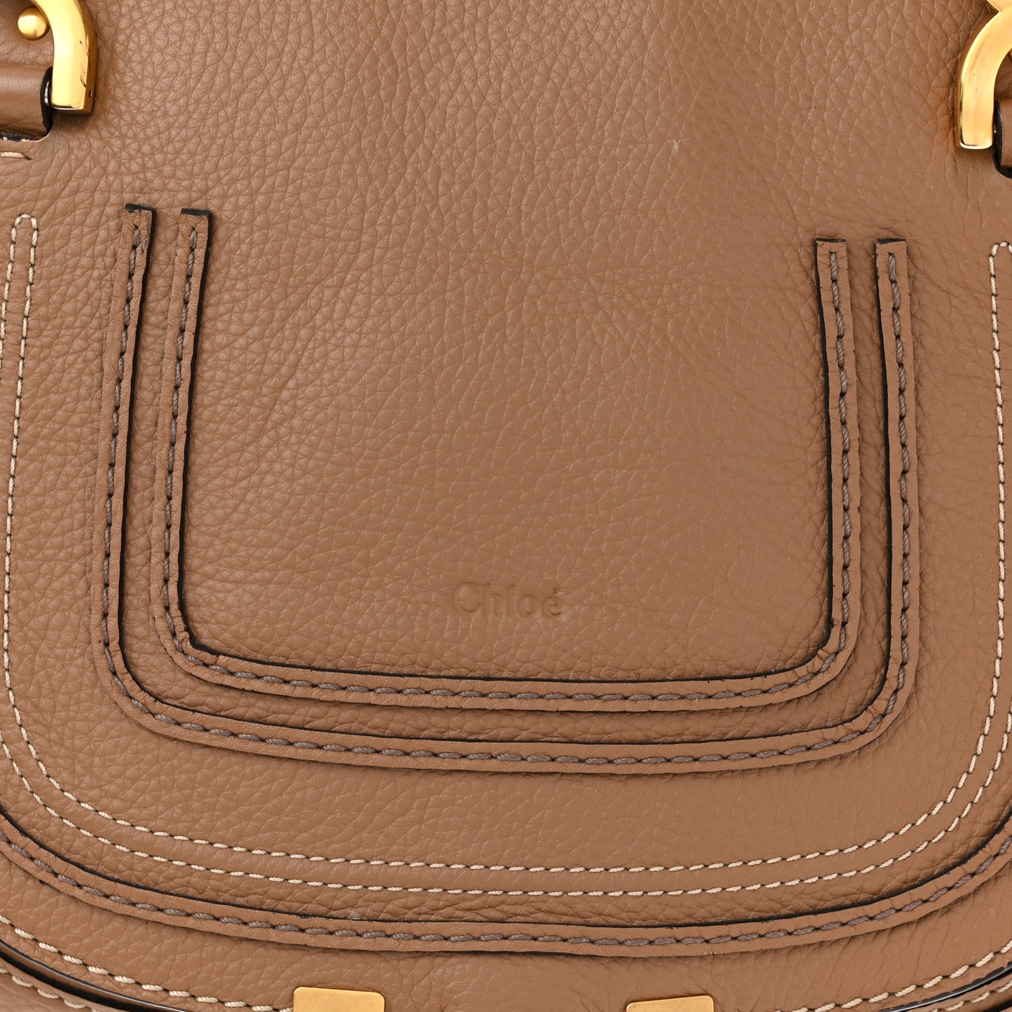 Calfskin Small Marcie Satchel Nut