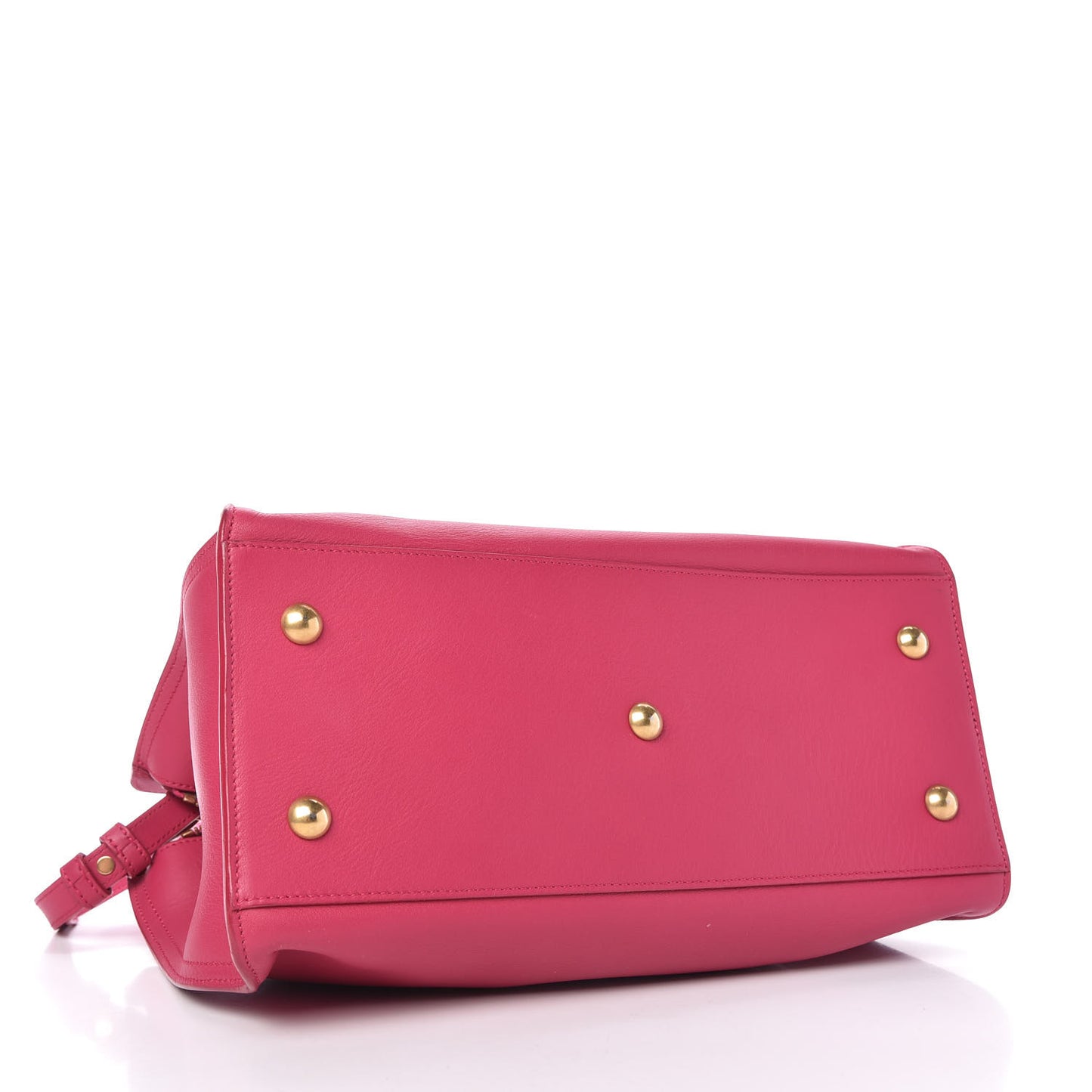 Calfskin Small Classic Y Cabas Fuchsia