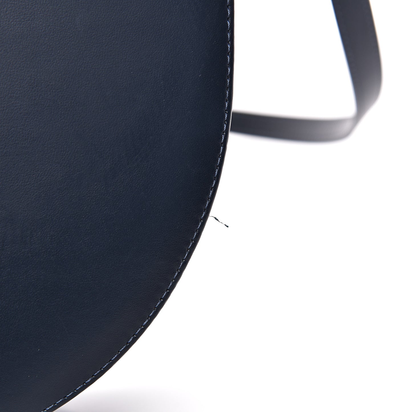 Calfskin Saddle Crossbody Bag Blu