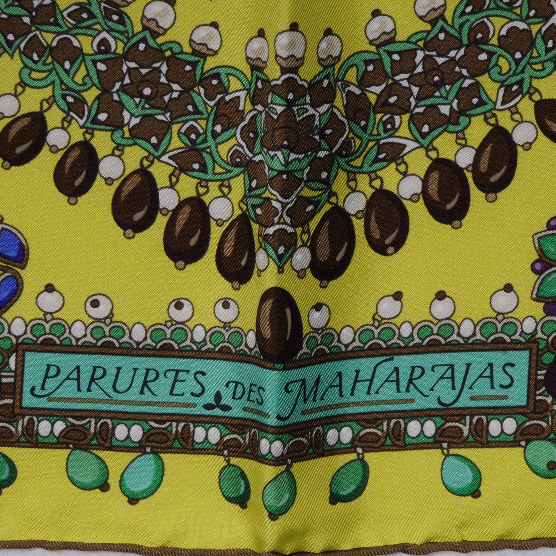 Hermes Silk Parures Des Maharajas Scarf 90 4 of 5