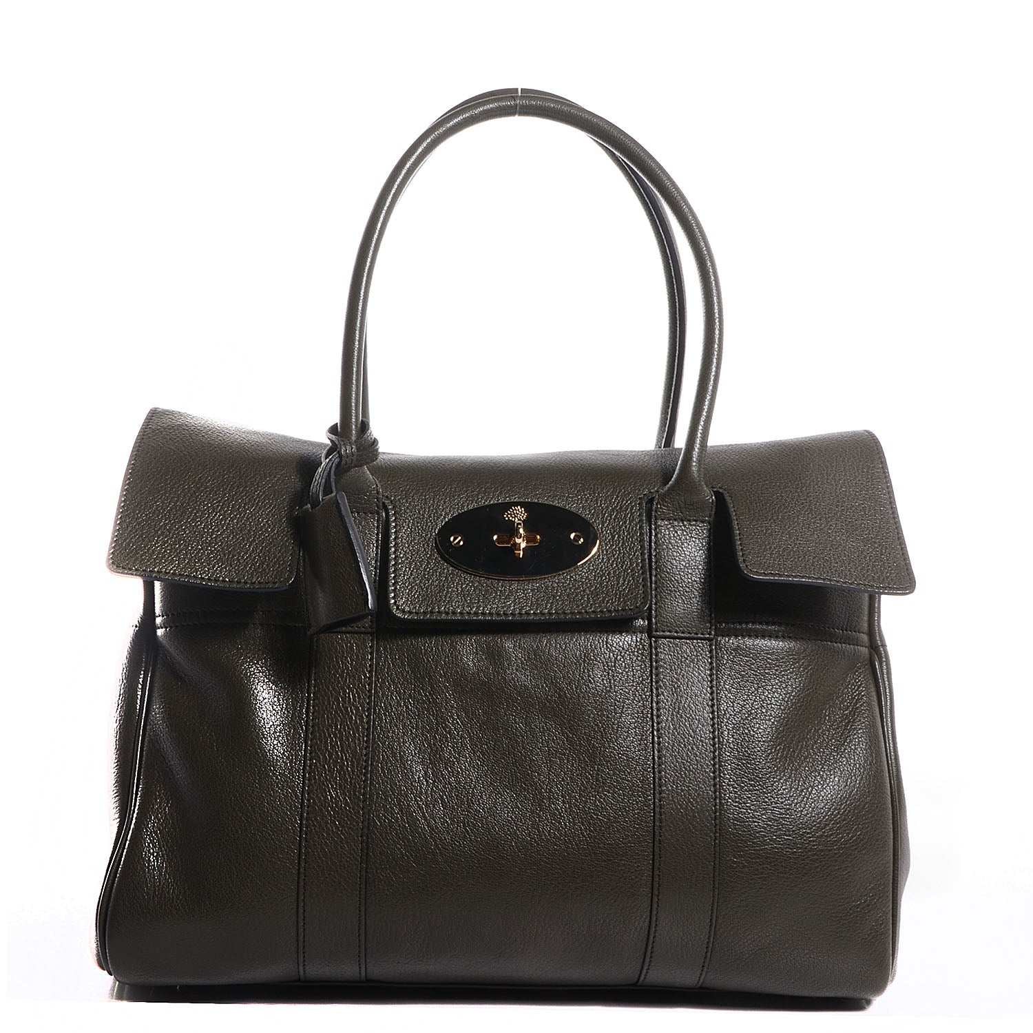 Mulberry Glossy Goatskin Bayswater Evergreen 1 of 11