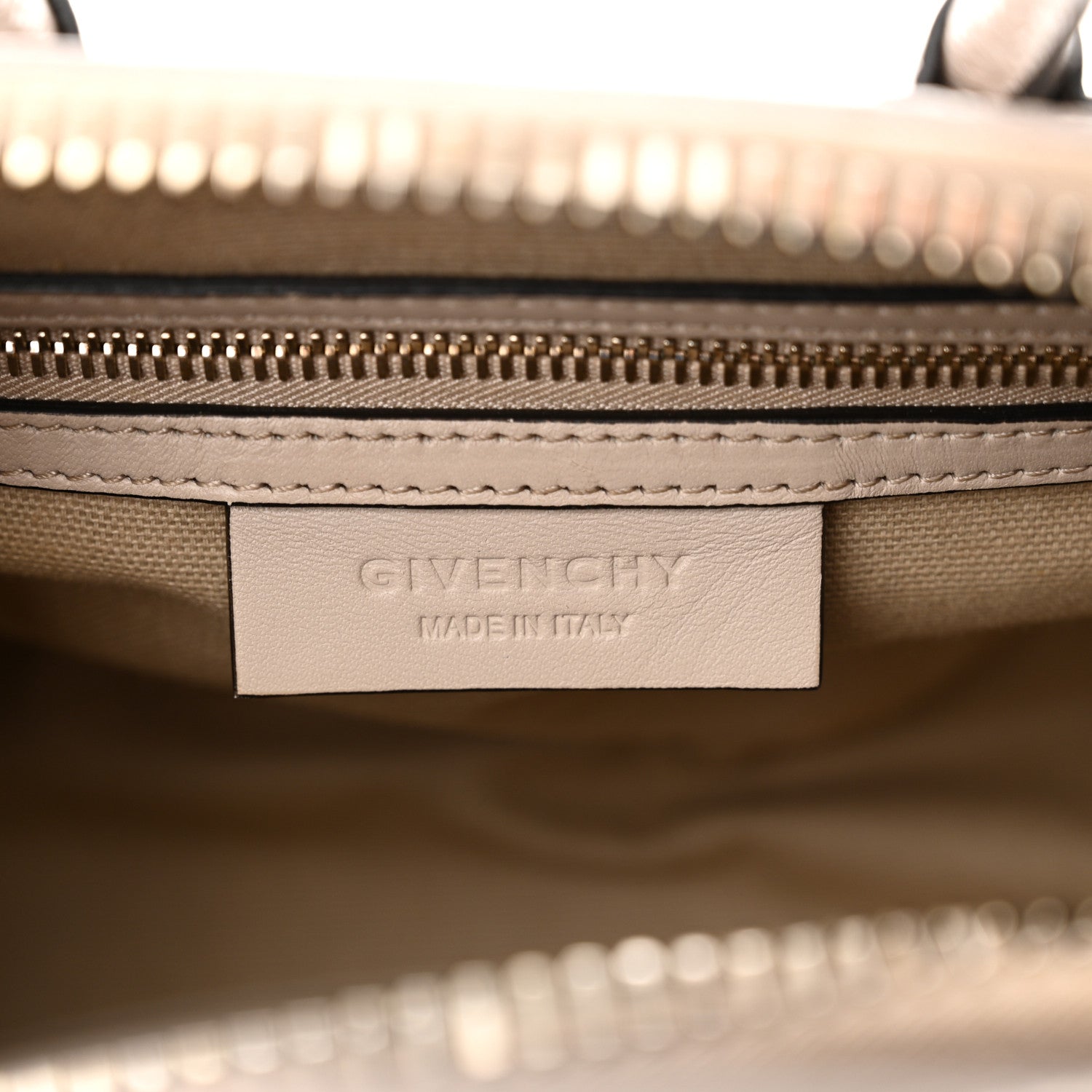 Givenchy Calfskin Crocodile Embossed Mini Antigona Dune 6 of 16