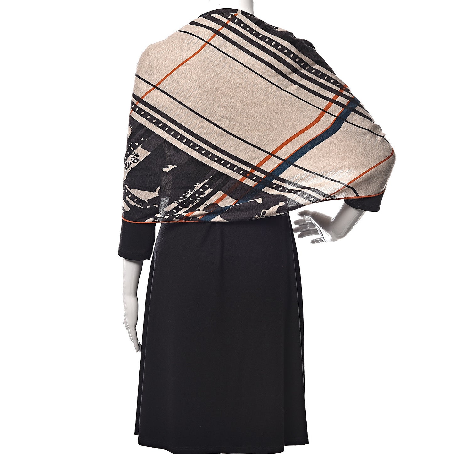 Cashmere Silk Losange Scarf GM