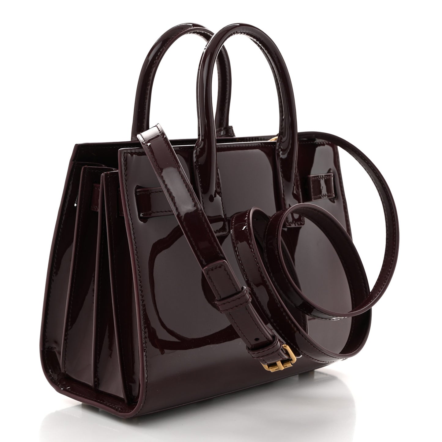 Patent Nano Sac de Jour Dark Red Wine