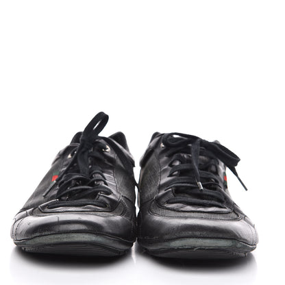 Gucci GG Supreme Monogram Mens Sneakers 10 Black 2 of 11