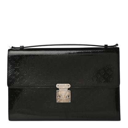 Louis Vuitton Monogram Glace Anouchka Pochette GM Black 1 of 16