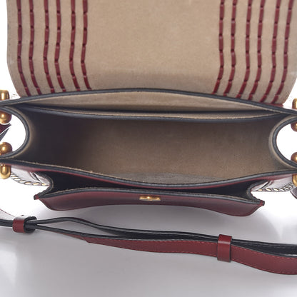 Chloe Calfskin Braided Small Hudson Shoulder Bag Sienna Red 5 of 8