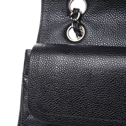 Chanel Caviar Quilted Medium Double Flap Black 11 of 17
