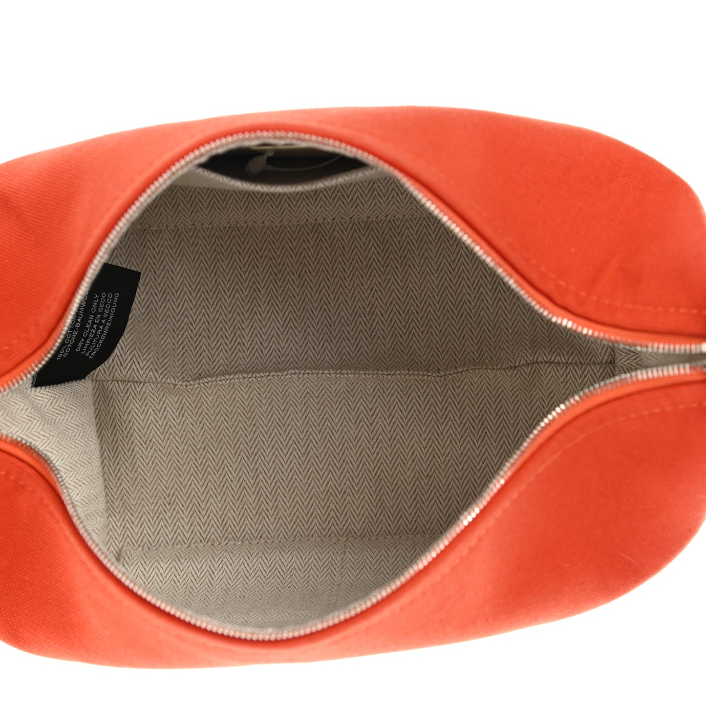 Canvas Small Bride-A-Brac Pouch Orange Burgundy