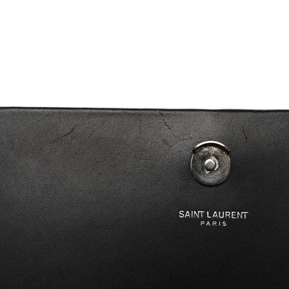Saint Laurent Smooth Calfskin Medium Classic Monogram Kate Tassel Satchel Black 10 of 12