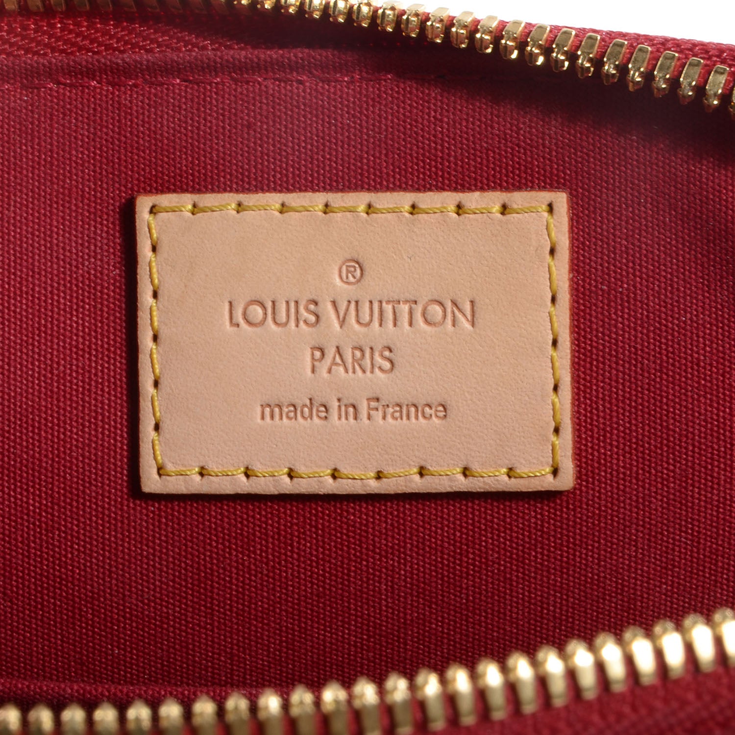 Louis Vuitton Vernis Rayures Alma BB Pomme D'Amour 6 of 7