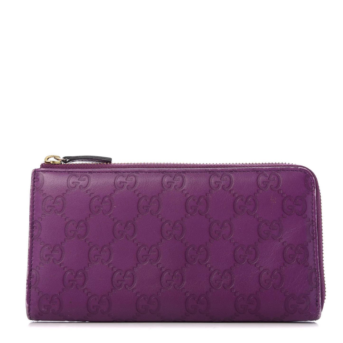 Guccissima Donna Long Wallet Purple