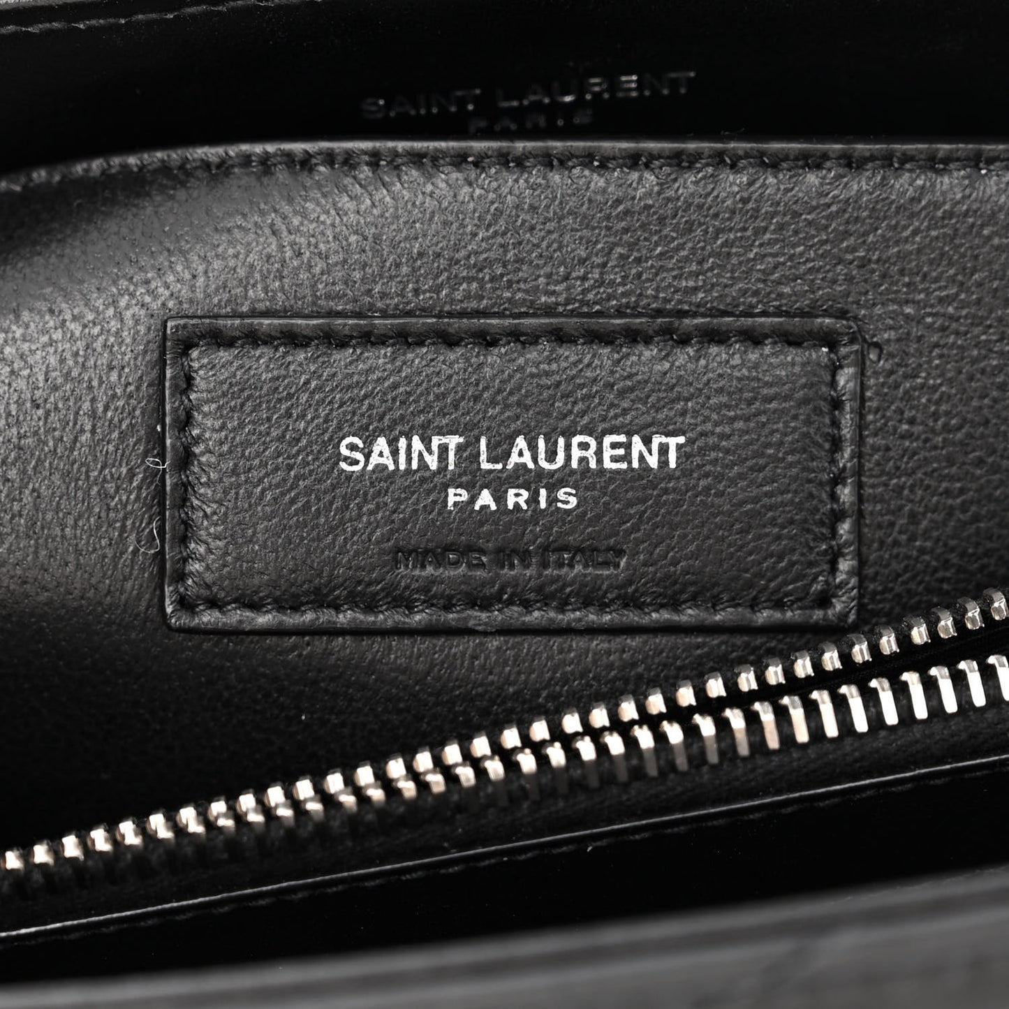 Calfskin Y Quilted Monogram Small Loulou Chain Satchel Black