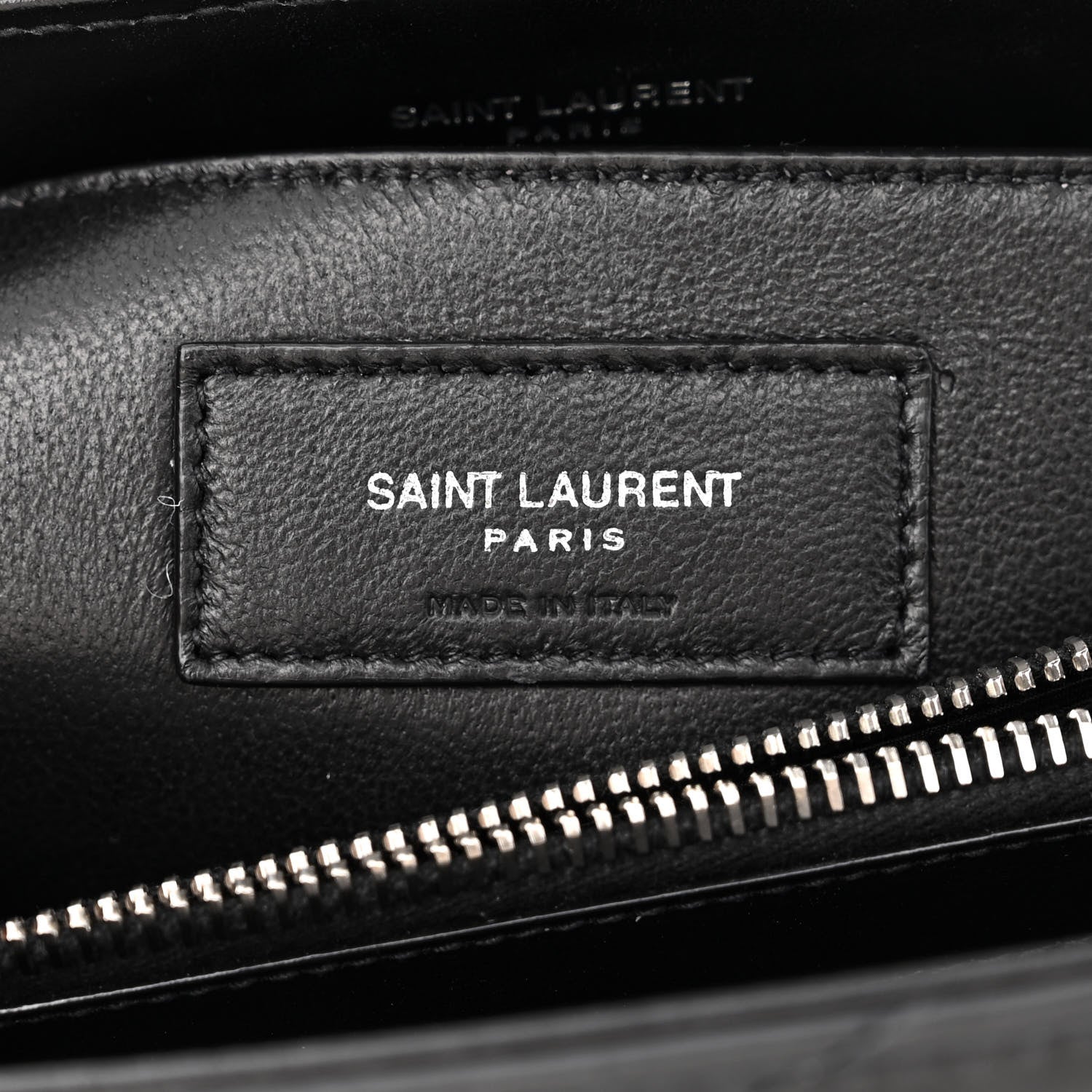 Saint Laurent Calfskin Y Quilted Monogram Small Loulou Chain Satchel Black 5 of 11