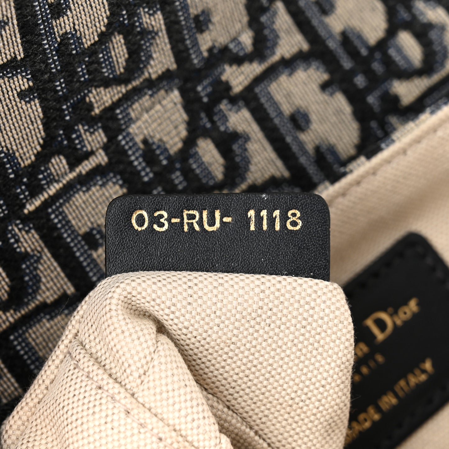 Oblique Mini Saddle Bag Blue