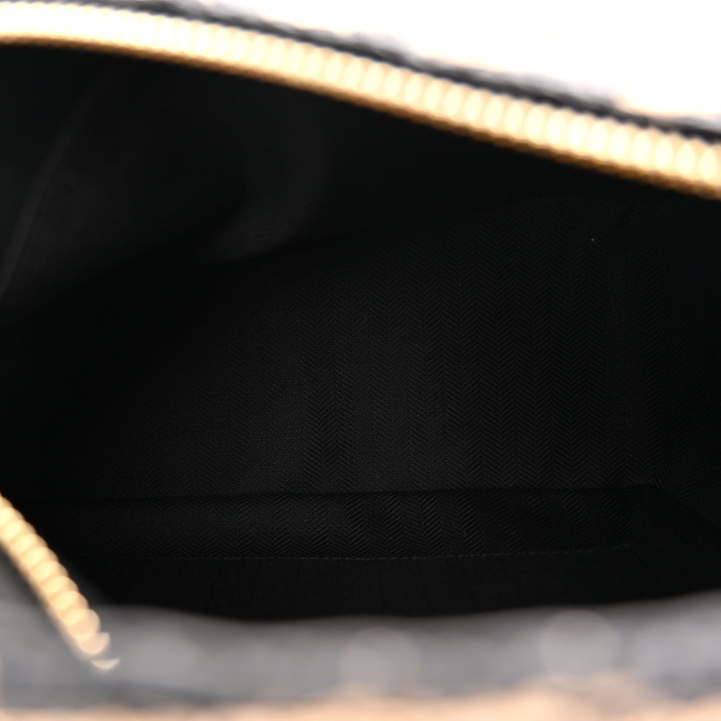 Raffia Calfskin Small Puzzle Edge Bag Natural Honey Gold