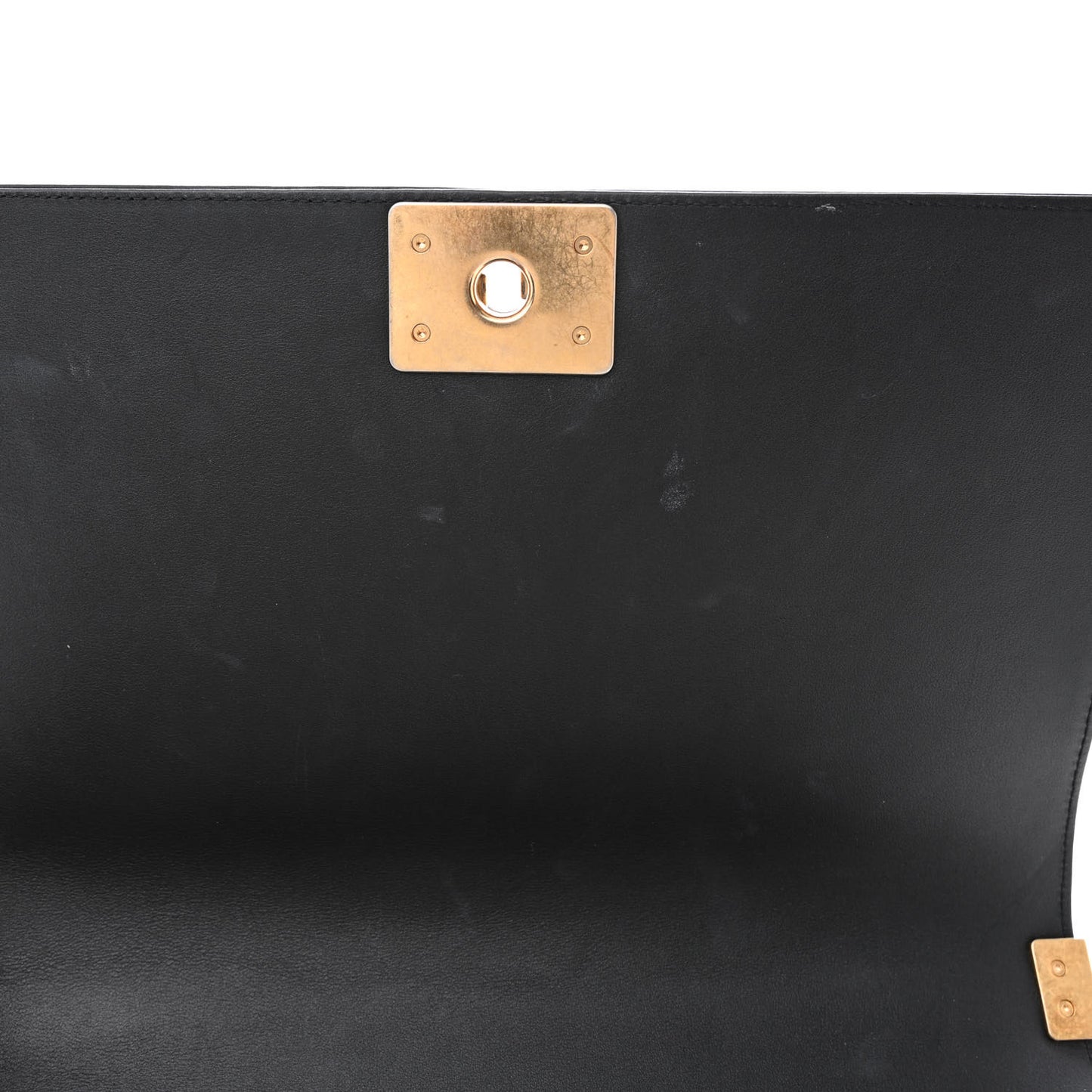 Calfskin Quilted New Medium Boy Flap Black