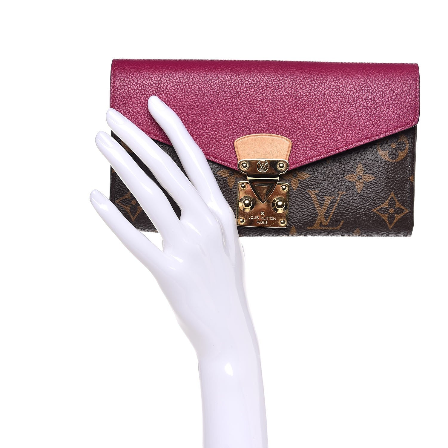 Louis Vuitton Monogram Pallas Wallet Grape 2 of 6