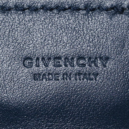 Givenchy x Chito Graffiti Effect Canvas Leather Small 4G Shoulder Bag Steel Blue 7 of 15