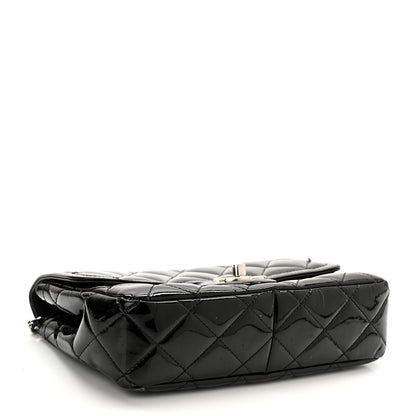 Chanel Patent Quilted Small Coco Shine Flap Black 4 of 12