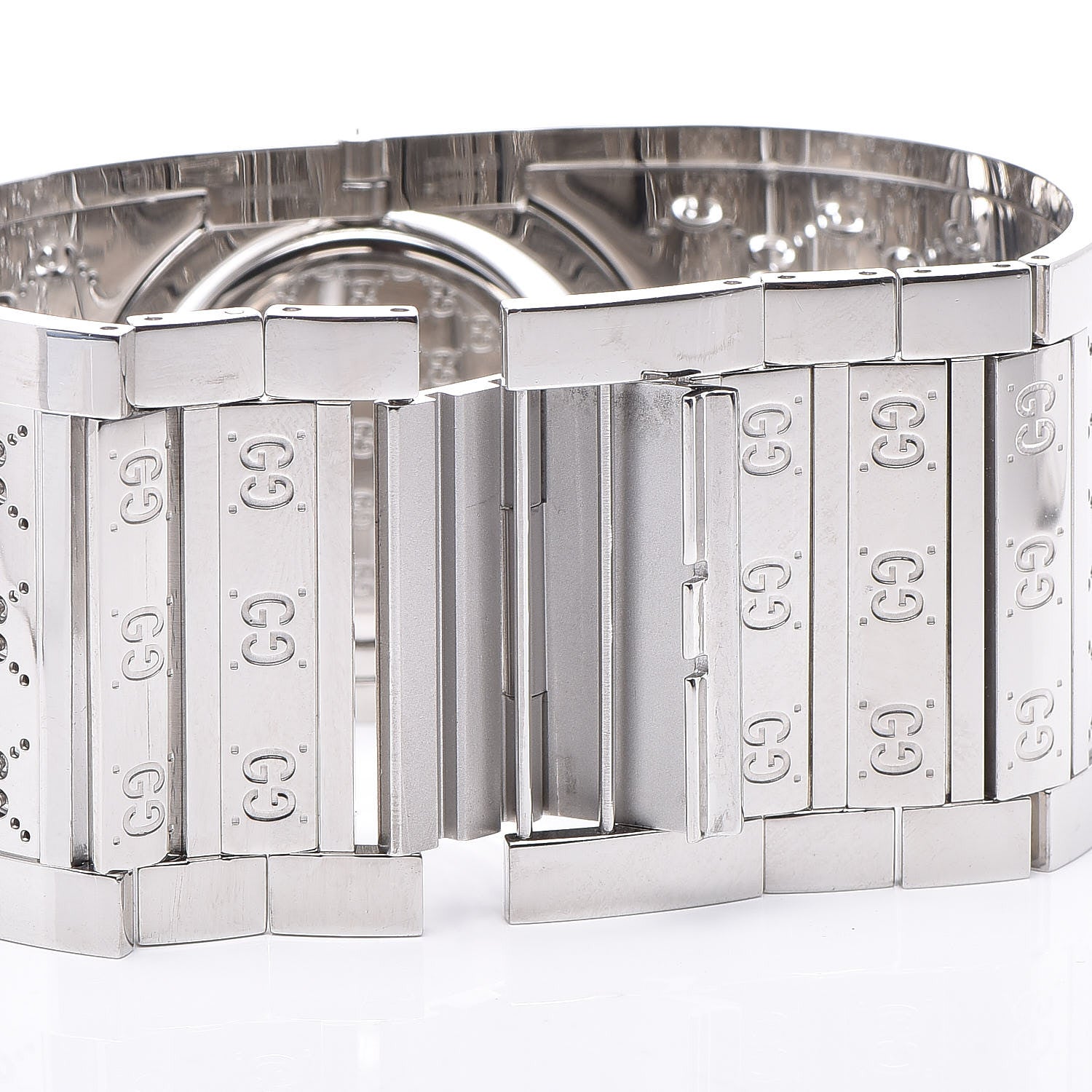 Gucci Stainless Steel 33mm Twirl Quartz Watch Brown 5 of 6